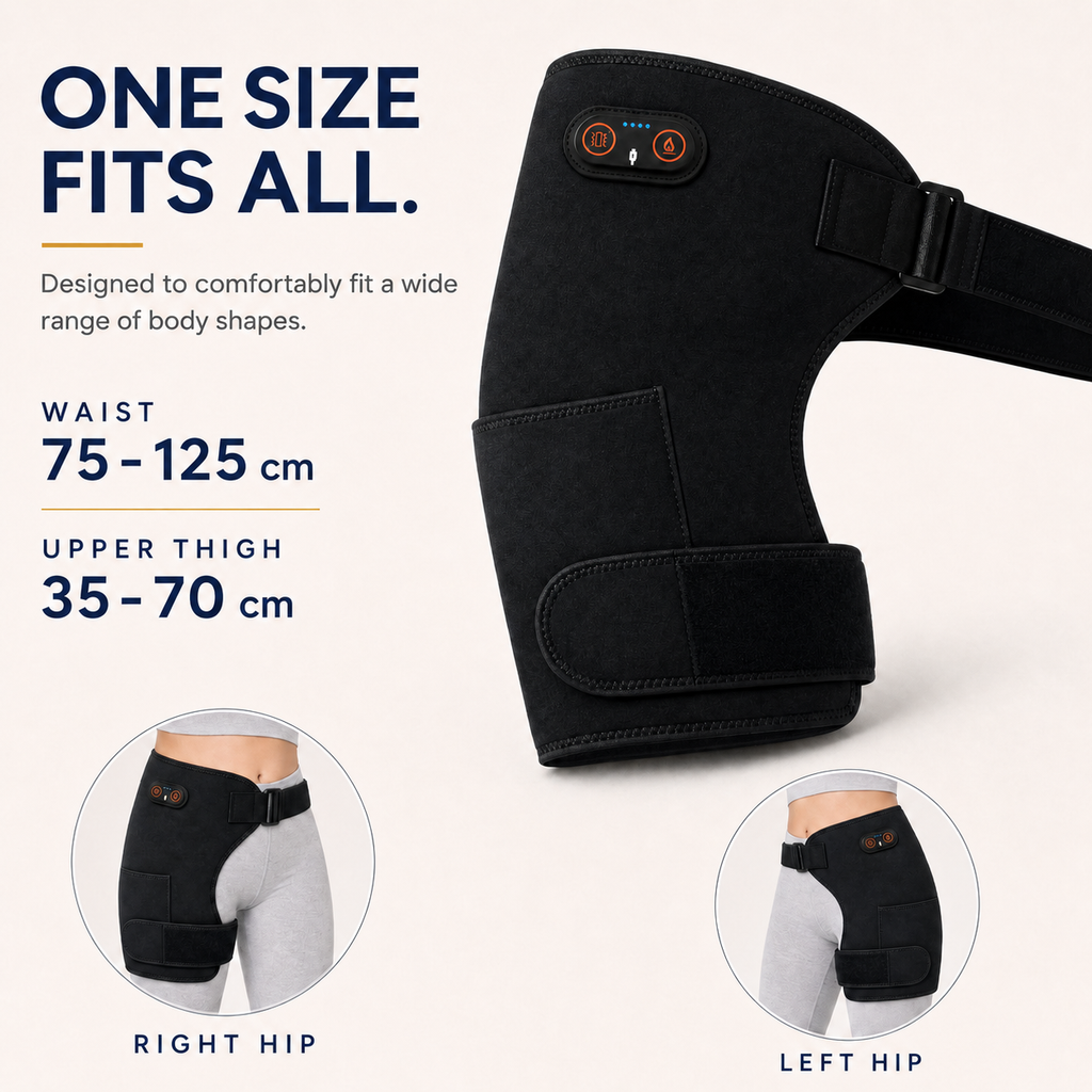 HipWell™ 3-in-1 Red Light Therapy Hip Belt