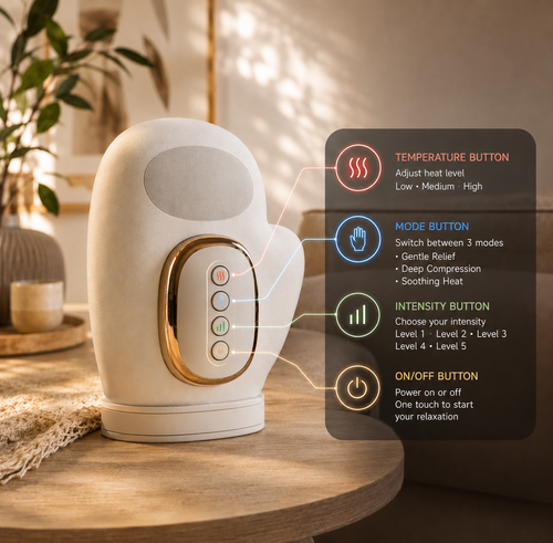 HandWell™ - 3 In 1 Heated Hand Massager
