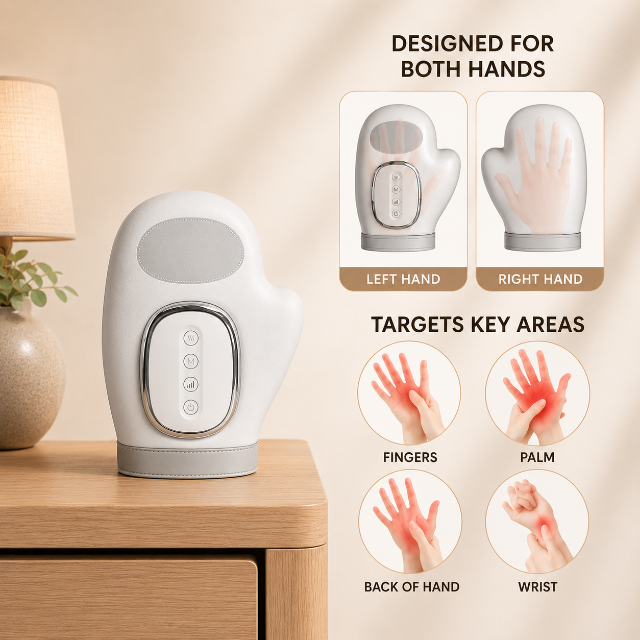 HandWell™ - 3 In 1 Heated Hand Massager